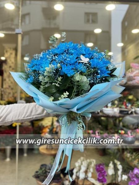 Mavi Kasımpatı Buketi