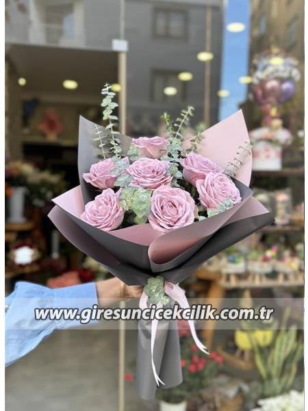 Soft Lila Gül Buketi