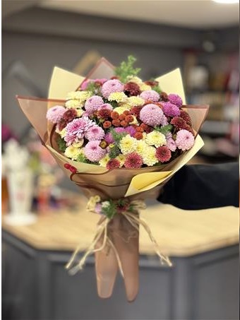 Pastel Kasımpatı Buketi 